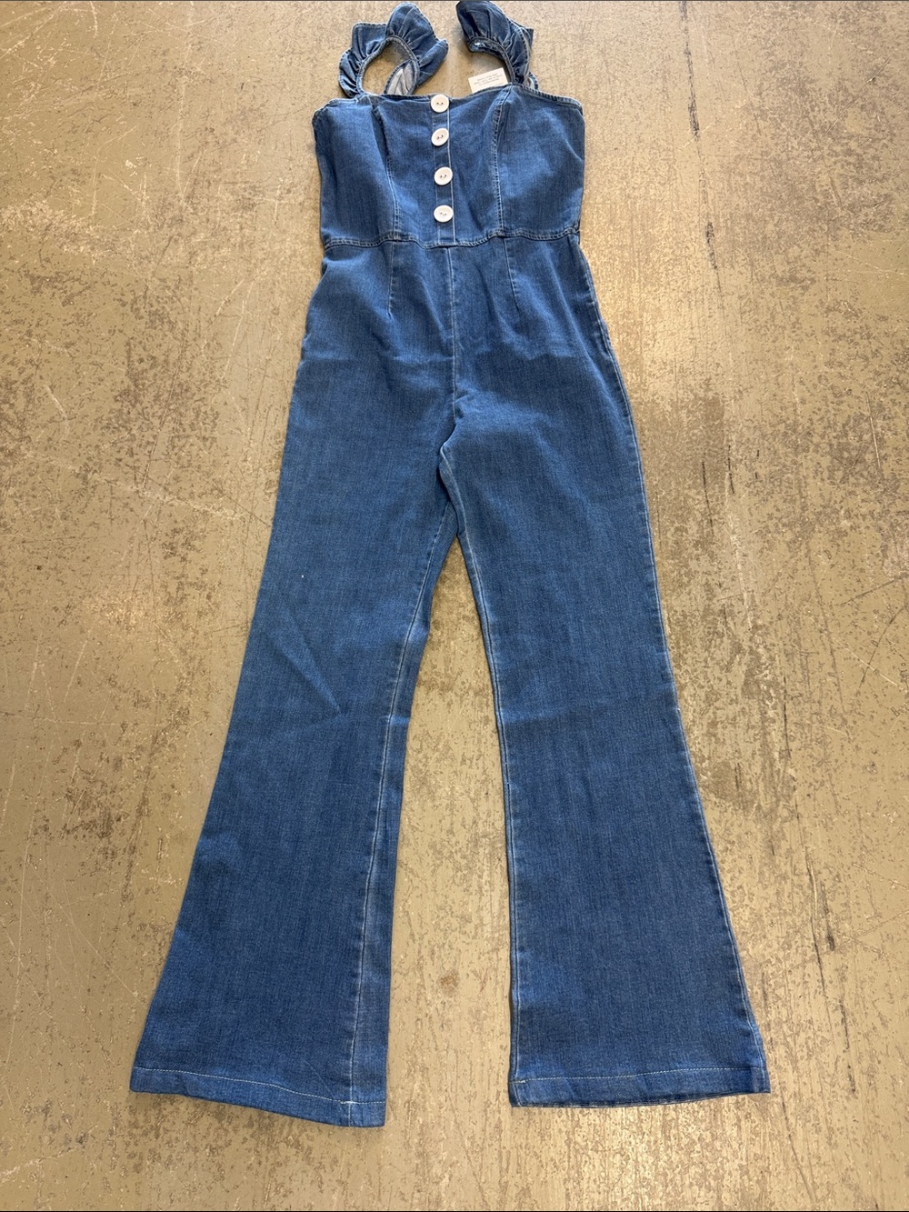 NWT molly green Denise Denim Jumpsuit